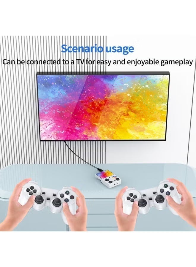 ELTRAZONE M21 Handheld Game Console 3.5-Inch HD Screen, Retro PS1 Gaming Console with TV Connection, 2 Player Mode, 2 Controllers, Portable Classic Game System - Image 4