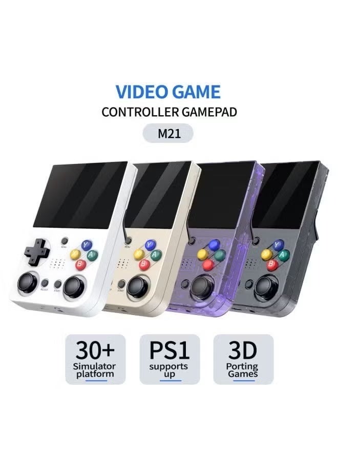 ELTRAZONE M21 Handheld Game Console 3.5-Inch HD Screen, Retro PS1 Gaming Console with TV Connection, 2 Player Mode, 2 Controllers, Portable Classic Game System - Image 2