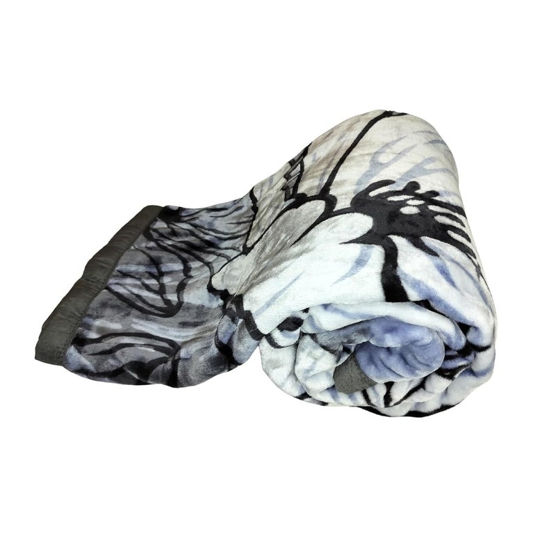 Status Contract Status Contract AC Microfiber Mink Flannel Fleece Super Soft Couch Double Bed Summer/Winter Comforter for Adult Kids Baby 200 GMS (200 X 235 cm, Multicolour)  - Image 1