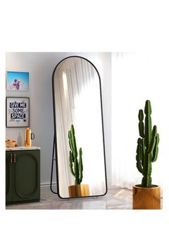 Generic Arched Full Length Mirror  Floor Big Standing Mirror, Against Wall for Bedroom,Dressing and Wall-Mounted Thin Frame Mirror  - Image 5
