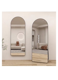 Generic Arched Full Length Mirror  Floor Big Standing Mirror, Against Wall for Bedroom,Dressing and Wall-Mounted Thin Frame Mirror  - Image 1