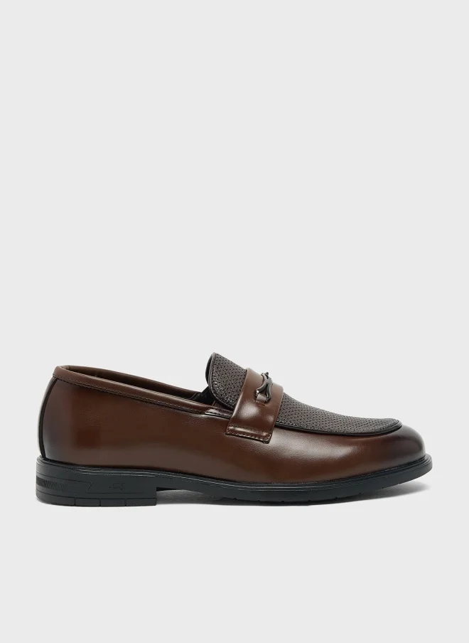 Robert Wood Buckle Detail Formal Slip Ons
