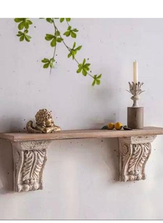 Wooden shelves designed in an elegant style and character that fits with your home décor. - pzsku/Z08F50485A1405A3F2F9FZ/45/_/1675967536/8d1c9248-cd7c-43ca-938e-ef7f9045f9a1