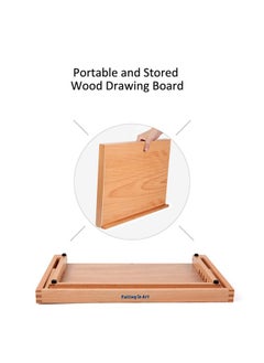 Falling In art Falling in Art 5-Position Wood Drafting Table Easel Drawing and Sketching Board, 16 1/2 Inches by 12 1/8 Inches  - Image 4