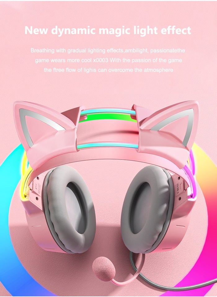 onikuma - X15 Pro RGB Wired Gaming Headphone,Over-Ear Gaming Headset with Mic for PS4/PS5/XOne/XSeries/NSwitch/PC - Image 1