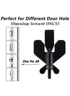 KASTWAVE Portable Door Lock, Home Security Door Locker Travel Lockdown Locks for Additional Safety and Privacy Security Devices for Traveling Hotel Home Apartment College  - Image 4