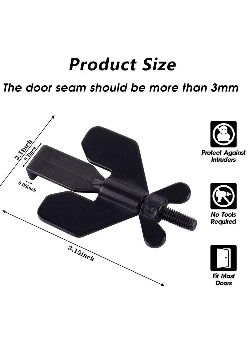 KASTWAVE Portable Door Lock, Home Security Door Locker Travel Lockdown Locks for Additional Safety and Privacy Security Devices for Traveling Hotel Home Apartment College - Image 5