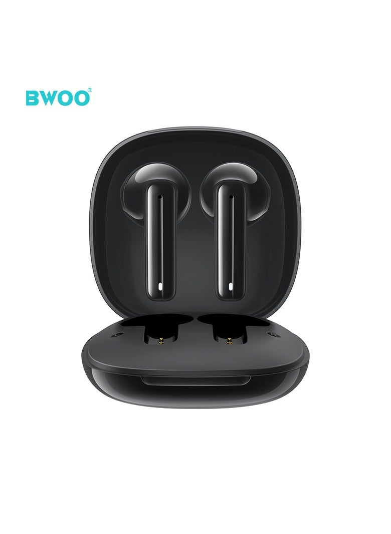 BWOO True Stereo Wireless Earphone Black - Image 1