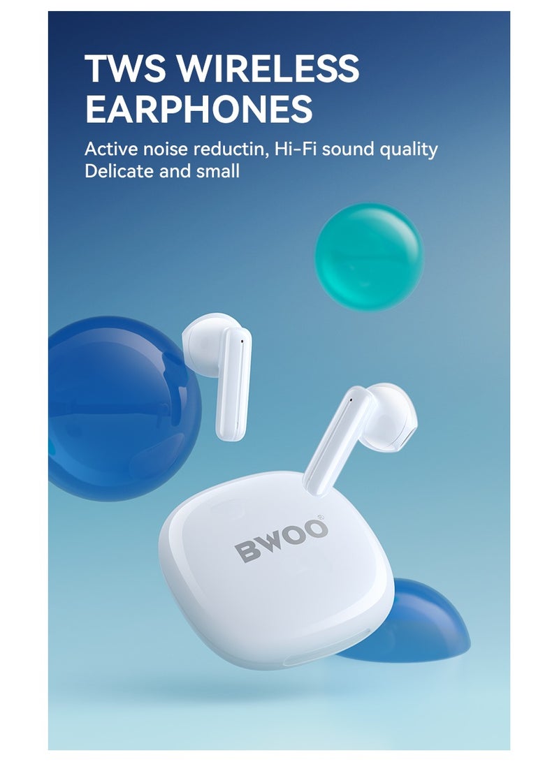 BWOO True Stereo Wireless Earphone Black - Image 2