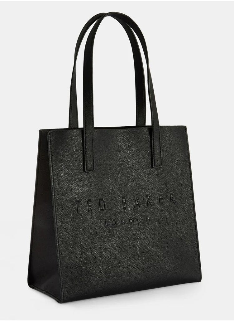 تيد بيكر حقيبة Ted Baker Seacon Icon صغيرة للنساء، حقيبة توت للنساء، حقيبة يد، حقيبة كتف سوداء كلاسيكية  - Image 1