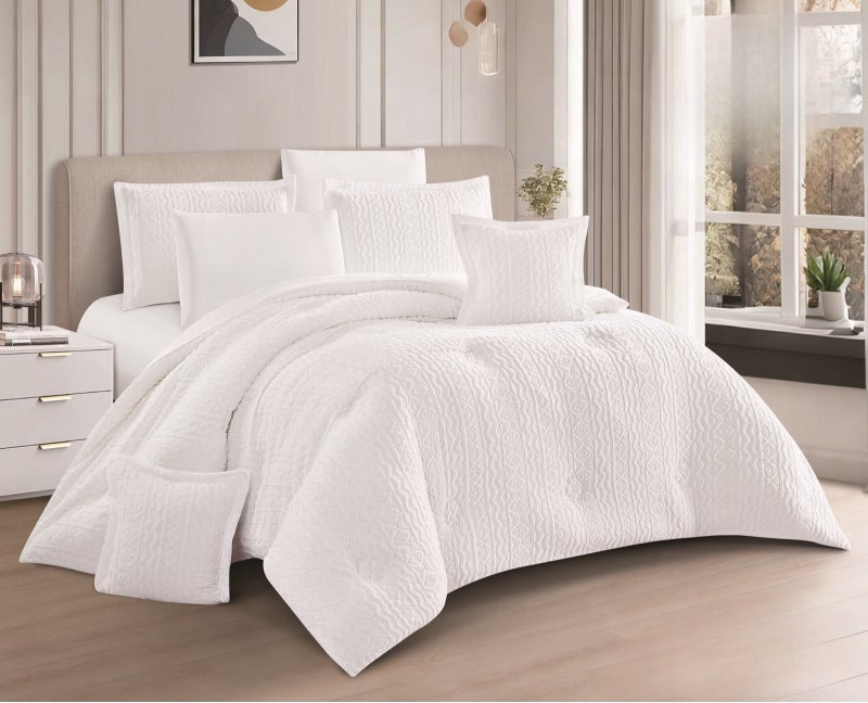 Double bed set, 8 pieces, with a practical and elegant design