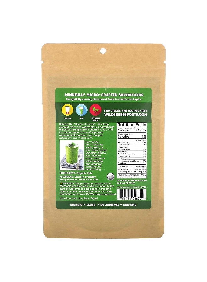 Wilderness Poets Wilderness Poets, Organic Kale Powder, 3.5 oz (99 g)  - Image 2