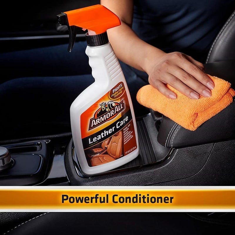 Armor All Leather Protectant 16oz, Multi Colour, Leather Care, 78175, 473 ml - Image 4