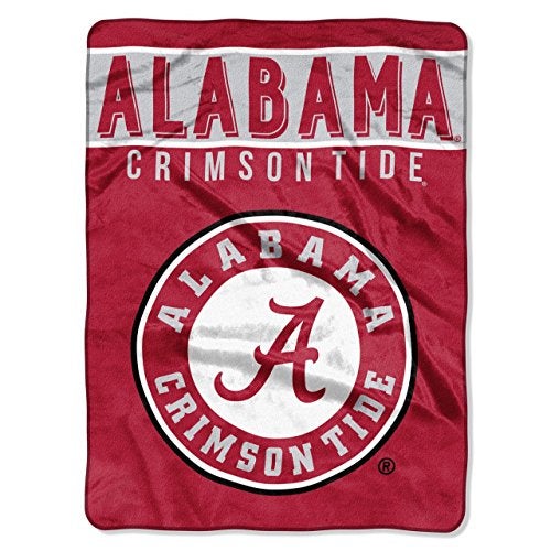 Northwest NCAA Alabama Crimson Tide Raschel Throw Blanket, 60" x 80", Basic - Image 5