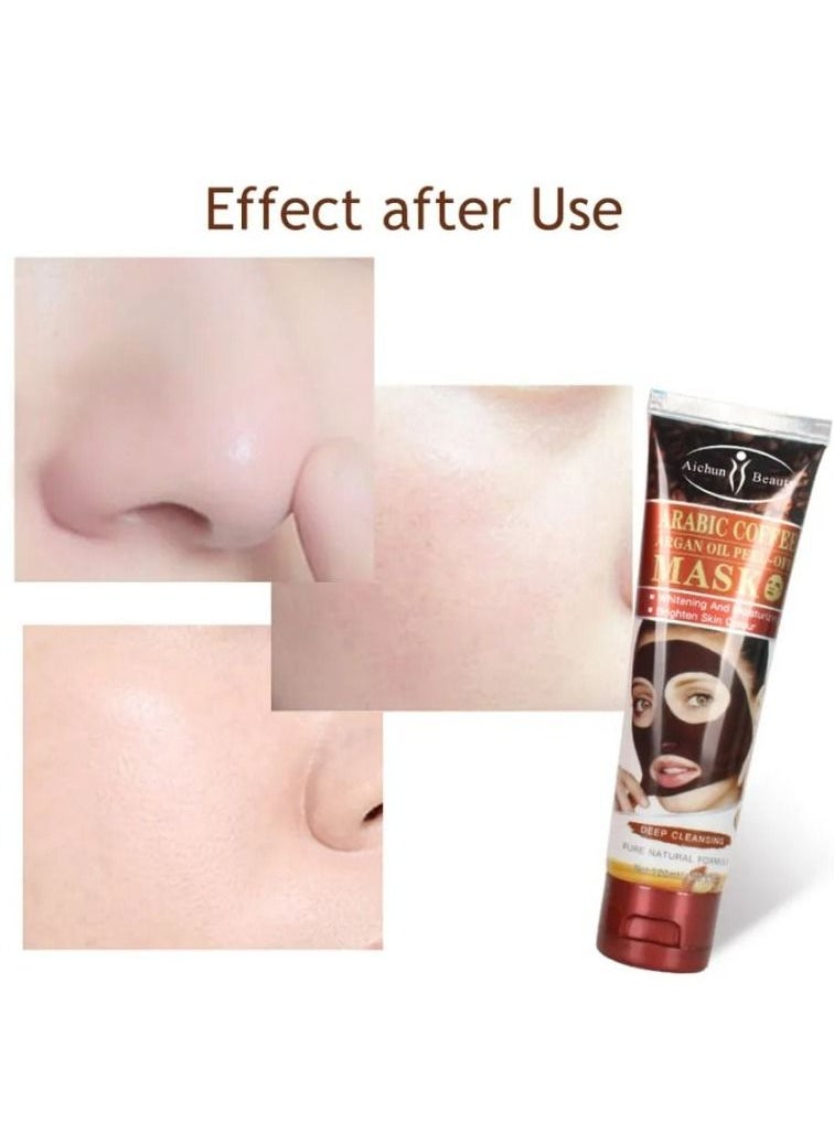 Aichun beauty Deep cleansing oil peel-off face mask removes dirt, pores and facial skin with Vitamin A 120 ml  - Image 4