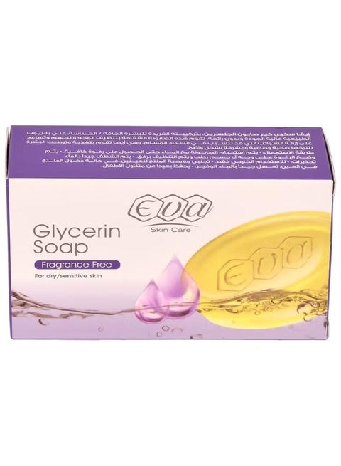 EVA SKIN CARE FRAGRANCE FREE GLYCERIN SOAP 120GM