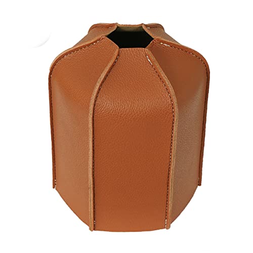 BORDSTRACT Fuel Cylinder Mini Bag, 4.5x5.7 Inch Camping Portable Butane Dual Fuel Gas Tank PU Leather Sleeve Protective Case for Outdoor Travel Storage Pocket - Image 1