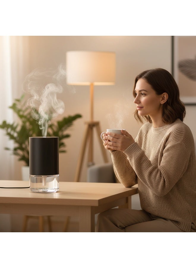 الأزرق جي دبليو جهاز ترطيب الهواء المعطر بالزيوت العطرية لسطح المكتب، جهاز ترطيب الهواء العطري بالموجات فوق الصوتية المضادة للحرق الجاف - Image 2