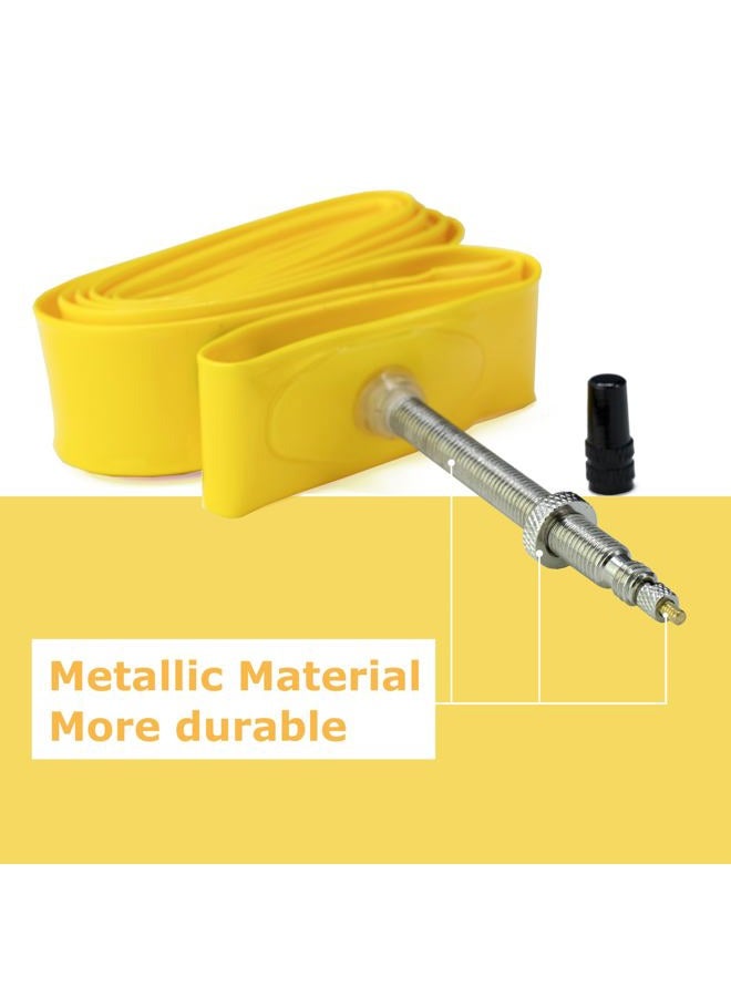 Thinvik TPU Inner Tube Upgraded Durability for Road Bike MTB Gravel Bicycle Tire 700cc x 18-32c, 33-50c, 29'', 27.5'' Bicycle Tube 45MM 65MM 85MM Length of Presta Valve- 2 PCS (One Pair) - Image 3