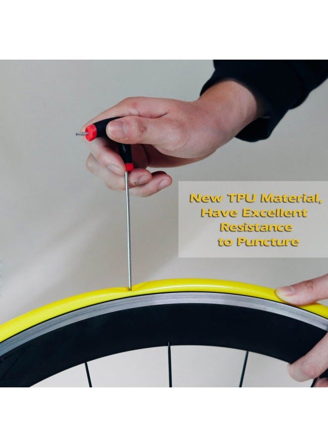 Thinvik TPU Inner Tube Upgraded Durability for Road Bike MTB Gravel Bicycle Tire 700cc x 18-32c, 33-50c, 29'', 27.5'' Bicycle Tube 45MM 65MM 85MM Length of Presta Valve- 2 PCS (One Pair) - Image 5