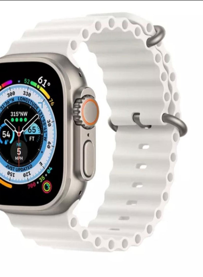 سوار مطاطي الشكل الجديد لساعة ابل لون لولي مقاس 44mm - Image 1