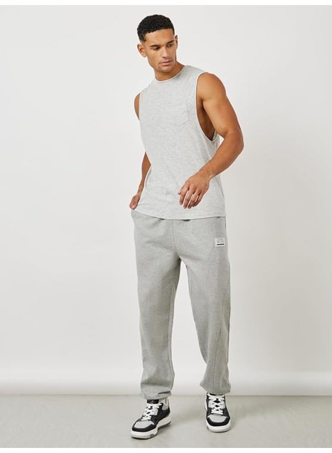 Styli Mens track pants grey Cotton xl - Image 3