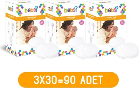 Breast Pad Set 3 Pieces 90's
