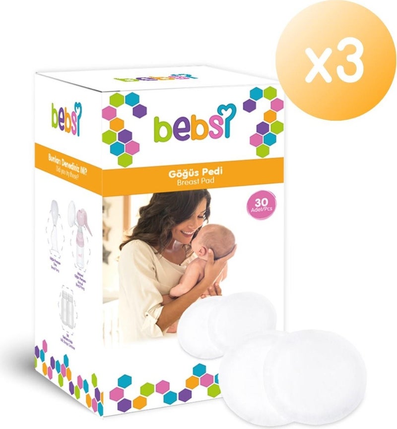 Breast Pad Set 3 Pieces 90's
