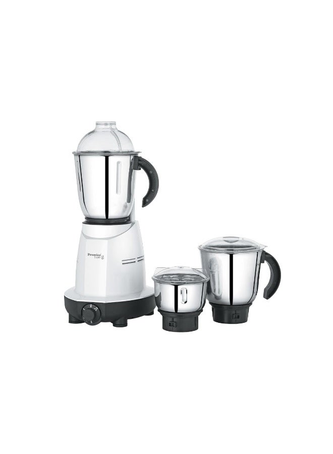 PREMIER KM 501 Mixer Grinder, 3 Jars (White), REGULAR - Image 1
