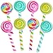 Poen 8 Pcs Large Inflatable Lollipop 2953 Inch Candy Birthday Party Decorations Inflatable Giant Lollipop Prop Candy Shape Balloons for Themed Party FavorsVintage - Image 3