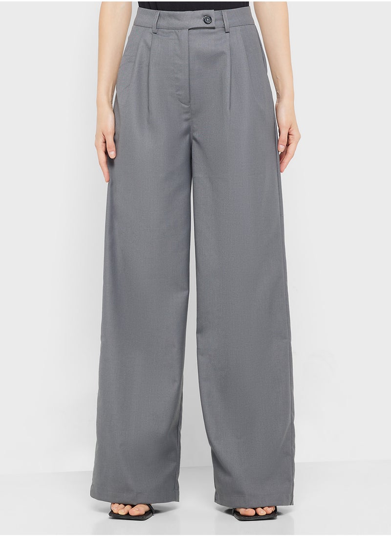 ELLA - Front Pleat Detailed Pants - Image 1