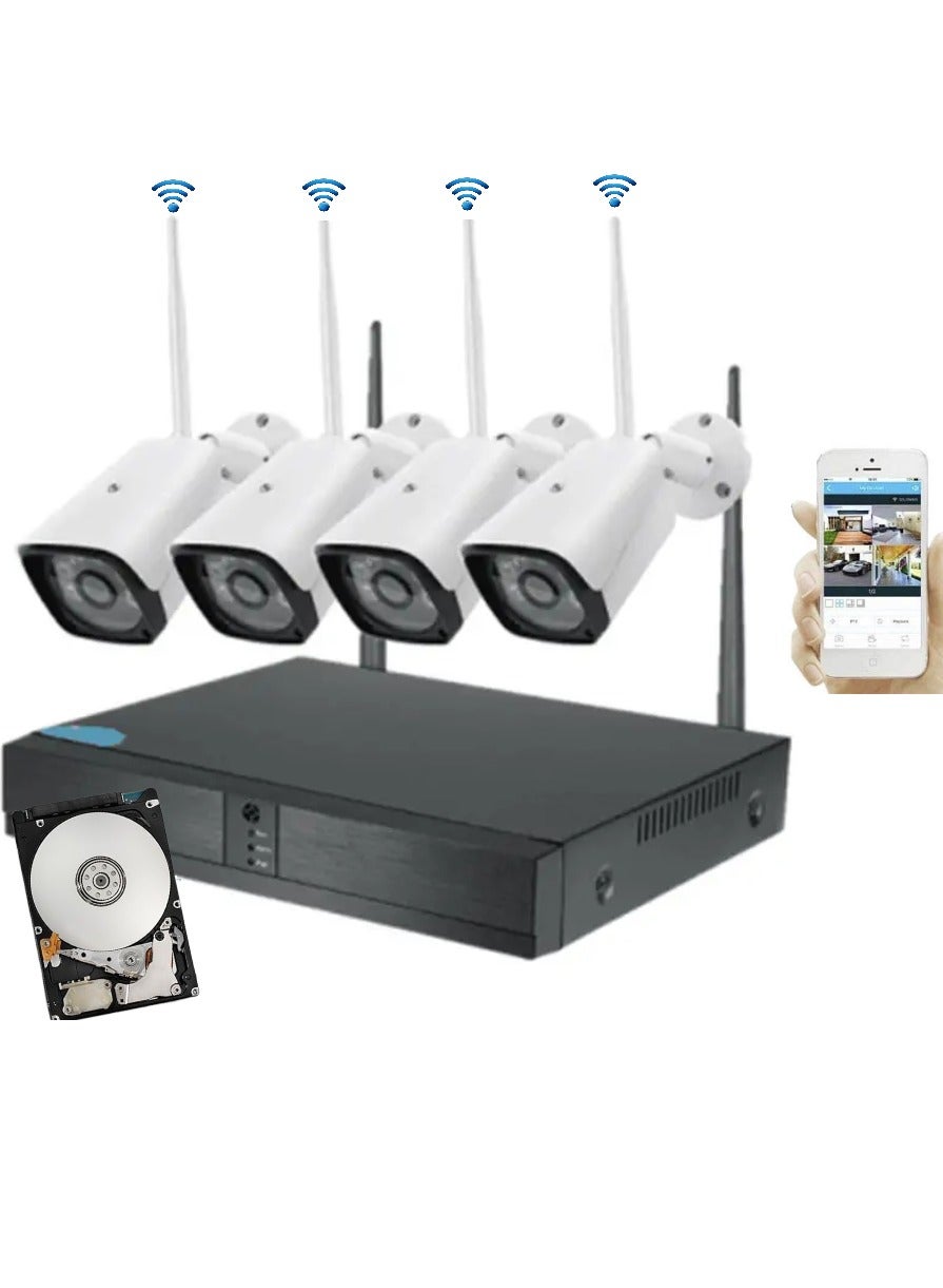 WinPossee Winpossee CCTV Wireless Security Surveillance Camera System ...
