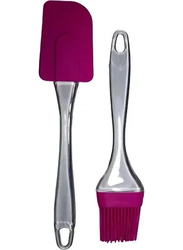 Favori Mutfak Favorite Kitchen Silicone Egg Brush and Spatula Set of 2