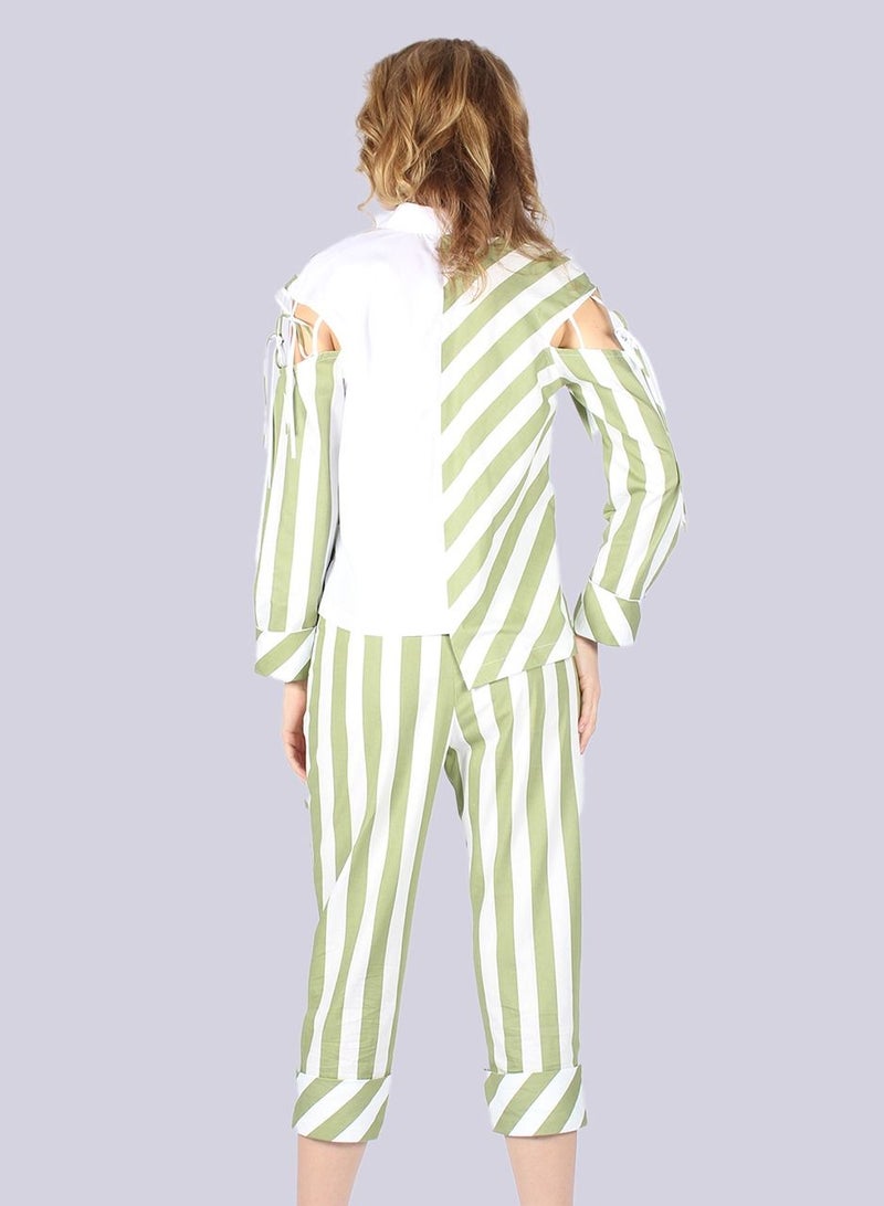NIVA FASHION HOUSE Main Road - Crop Top and Trouser Set  - Image 2