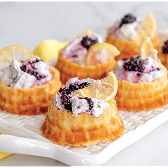 54349Amz سلال شورت كيك كيك الألومنيوم المصبوب ستة 12 كوب حلوى - Image 2