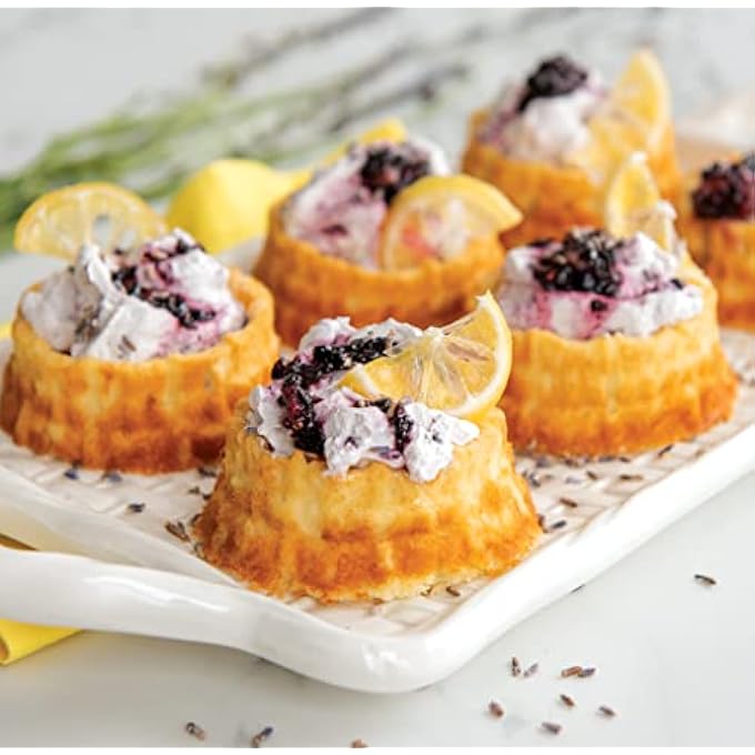 54349Amz سلال شورت كيك كيك الألومنيوم المصبوب ستة 12 كوب حلوى - Image 4