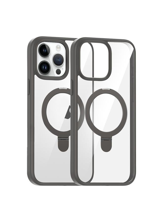 S-TOP Case For iPhone 14 Pro Max High Transparency MagSafe Holder Phone Case - Image 1