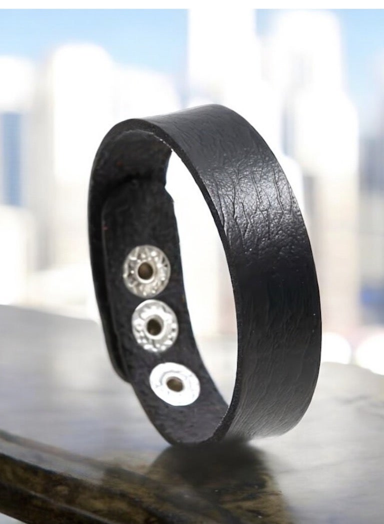 جوليري إيفريداي اسوارة رجالية أنيقة مصنوعة من الجلد الاصطناعي عالي الجودة - Image 4