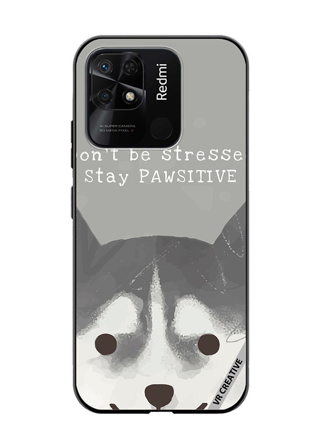 VR CREATIVE Protective Case Cover For Xiaomi Redmi 10C Positive Dog Design Multicolour - Image 1