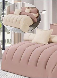 Ming Li Comforter Set Bedspread 6 Pieces Medium Filling Two Sides Microfiber 230x250 cm  - Image 2