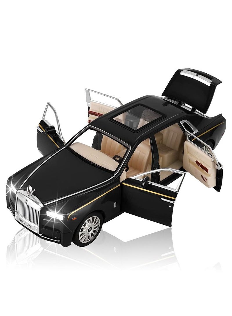 Swift Rolls-Royce Phantom Model Car, Zinc Alloy Pull Back Toy car with Sound and Light - Image 1