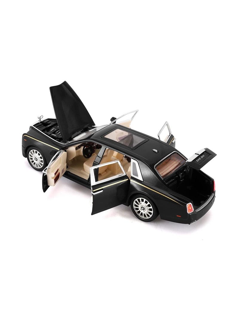 Swift Rolls-Royce Phantom Model Car, Zinc Alloy Pull Back Toy car with Sound and Light - Image 3