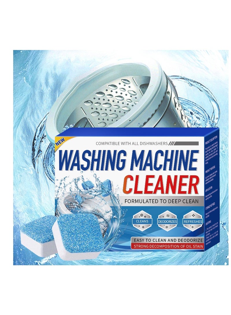 Washing Machine Cleaner Tablets Descaler Solid Deep Cleaning Deodorizer For All Washer Machines  - Image 3