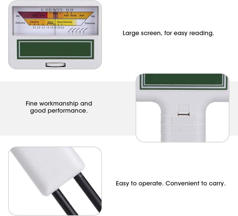 Portable Tester for Swimming Pool Spa Water Quality Detection Meter - Image 3