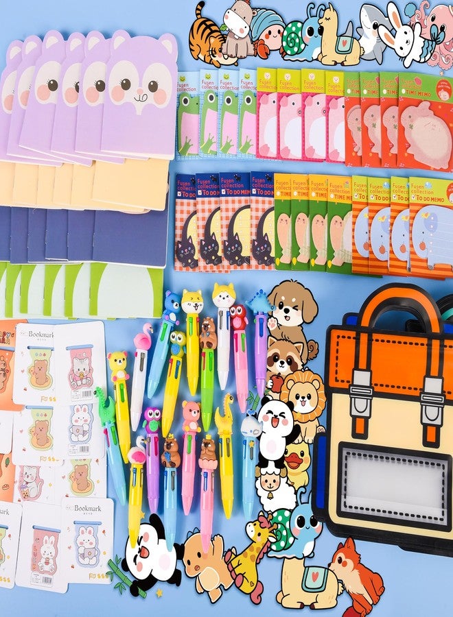 Ulema 170 Pcs Cute Return Gifts, Cute Cartoon Animal Stationery Set for Birthday Gifts - Image 5