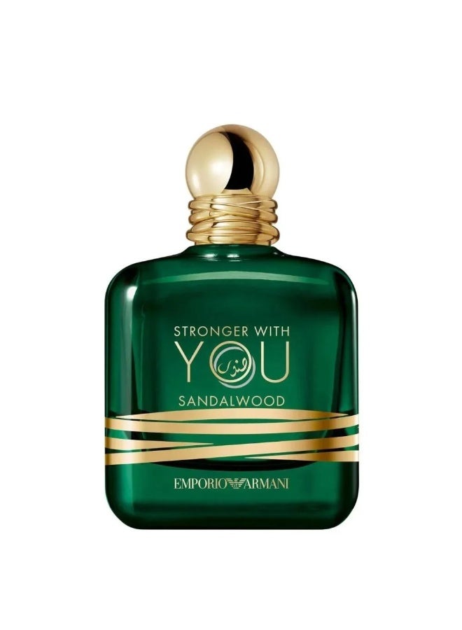 wood Stronger With You Sandalwood by Armani Eau de Parfum 100ml - Image 1