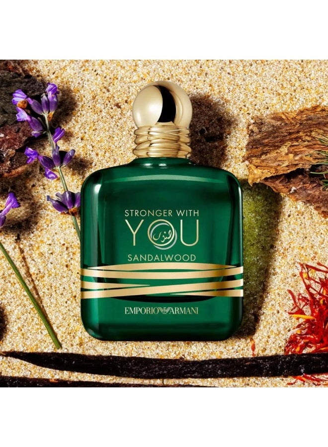 wood Stronger With You Sandalwood by Armani Eau de Parfum 100ml - Image 3