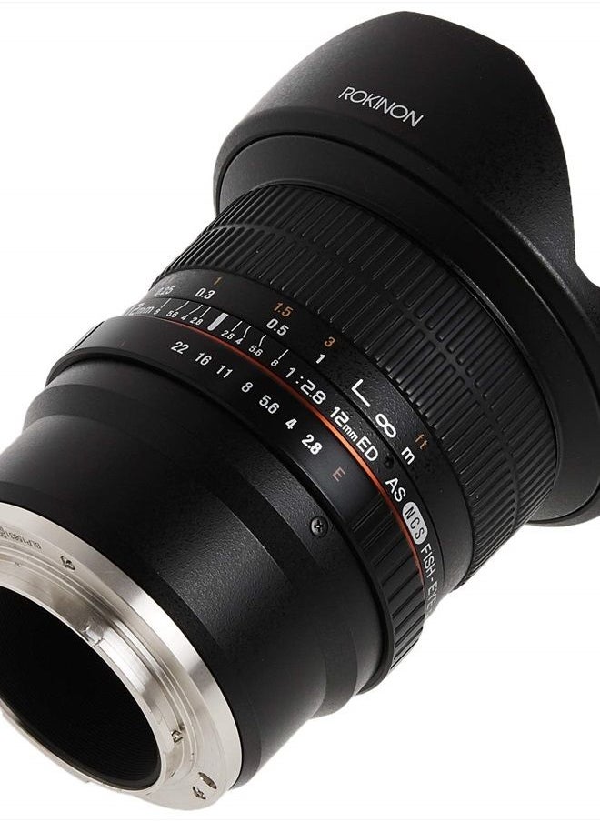 Rokinon 12mm F2.8 Ultra Wide Fisheye Lens for Sony E Mount Interchangeable Lens Cameras (NEX) - Full Frame Compatible  - Image 3