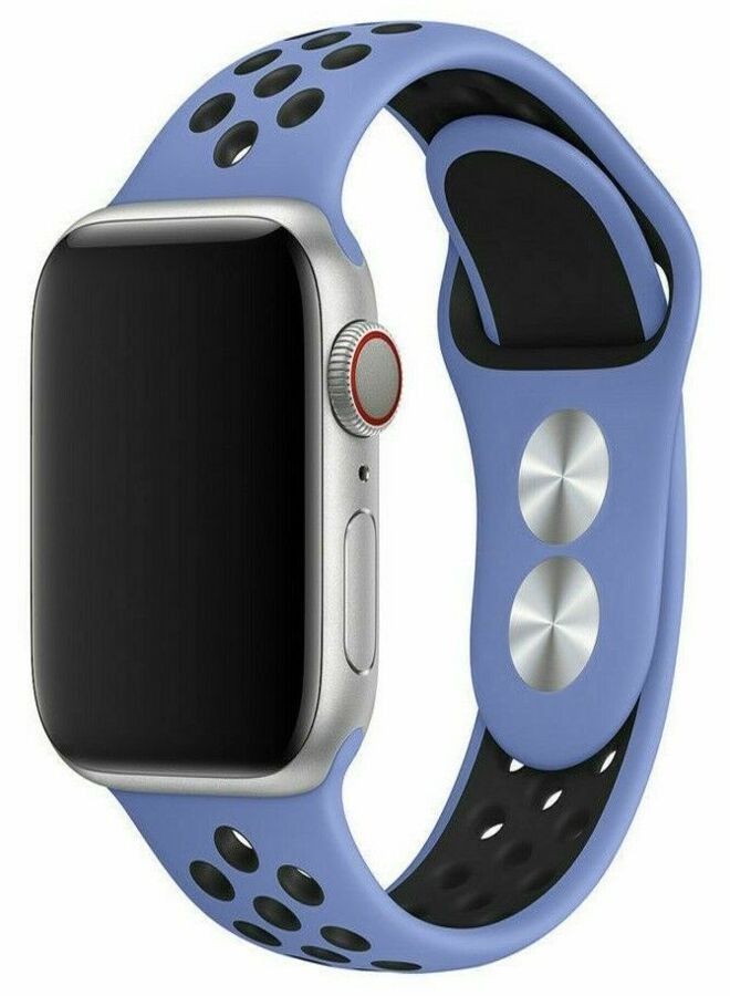 سوار ساعة رياضي من السيليكون بفتحات تهوية للساعات الذكية 42 - 44 ml - Image 1