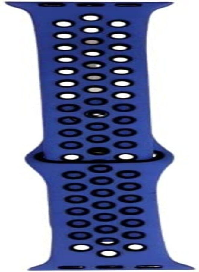 سوار ساعة رياضي من السيليكون بفتحات تهوية للساعات الذكية 42 - 44 ml - Image 4